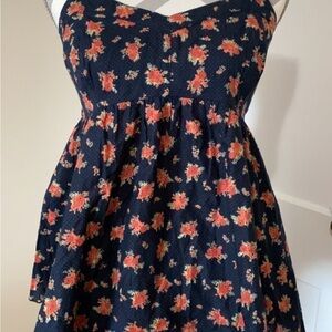 Mudd navy blue spaghetti strap top